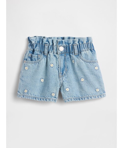 刺しゅう デニム ストライド ショートパンツ (幼児・ベビー)｜ギャップ