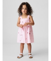 シアサッカー 刺しゅうワンピース (幼児・ベビー)