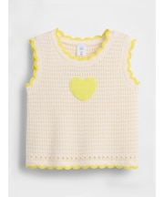 クロシェ ハート ニットタンクトップ (幼児・ベビー)