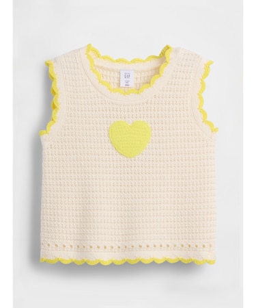 クロシェ ハート ニットタンクトップ (幼児・ベビー)