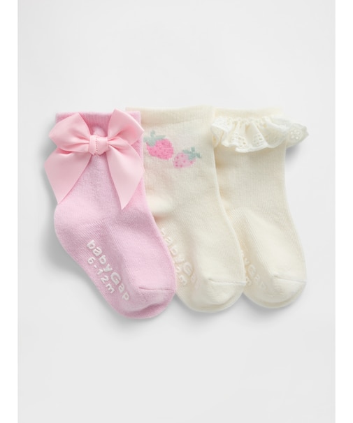 クルーソックス 3足セット (ベビー)