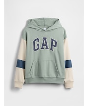 リラックスフィット GAPロゴ フレンチテリー パーカー (キッズ)