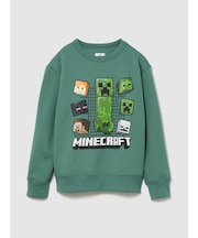 GapKids | マインクラフト リラックスフィット グラフィック スウェットシャツ