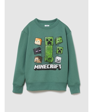 GapKids | マインクラフト リラックスフィット グラフィック スウェットシャツ