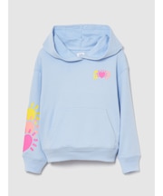 リラックスフィット GAPロゴ フレンチテリー パーカー (キッズ)