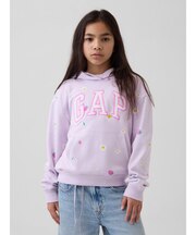 リラックスフィット GAPロゴ フレンチテリー パーカー (キッズ)