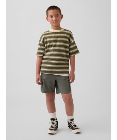 リラックスフィット プルオン ハイブリッド カーゴショートパンツ (キッズ)