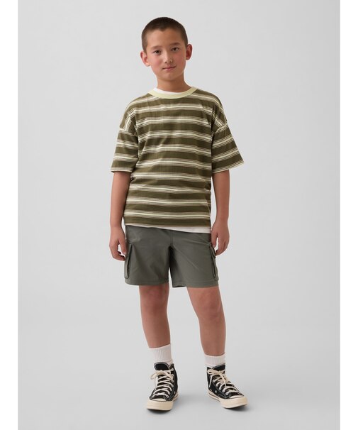 リラックスフィット プルオン ハイブリッド カーゴショートパンツ (キッズ)