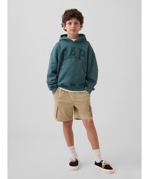 リラックスフィット プルオン ハイブリッド カーゴショートパンツ (キッズ)