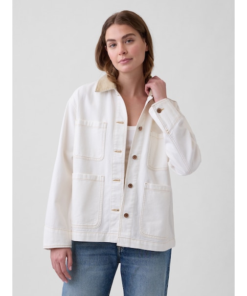 リラックスフィット デニム チョアジャケット