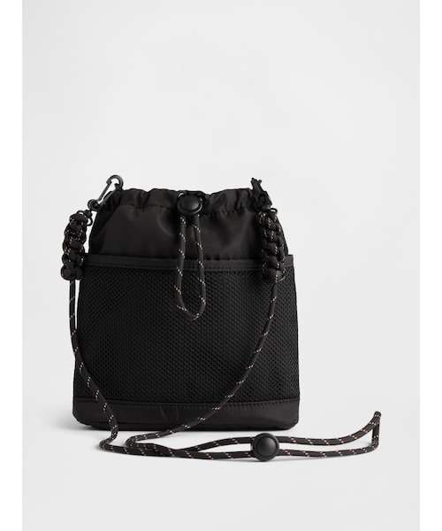 メッシュ ポケット ショルダーバッグ 小｜ギャップの通販｜&mall