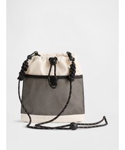 メッシュ ポケット ショルダーバッグ 小