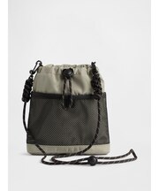 メッシュ ポケット ショルダーバッグ 小