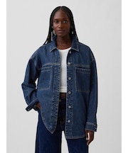 オーバーサイズ デニム シャケット