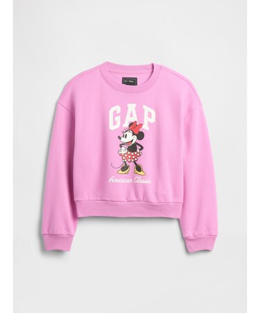 GapKids × ディズニー オーバーサイズ ウェッジ GAPロゴ スウェットシャツ