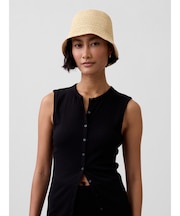 ストロー バケットハット