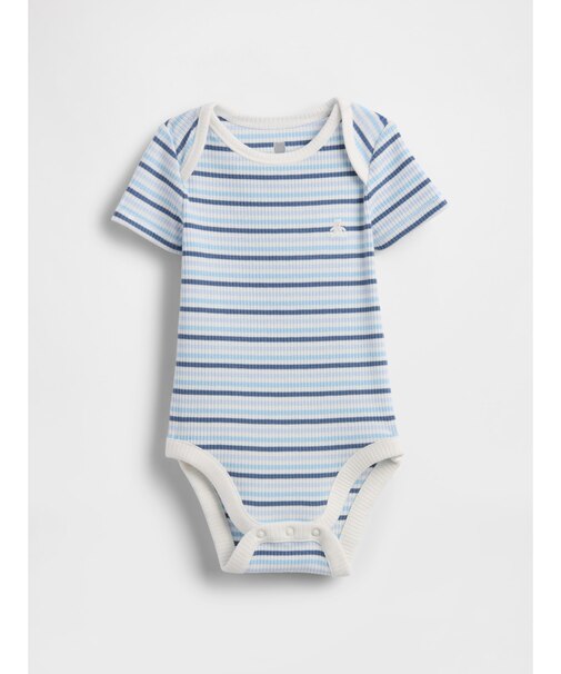 はじめてのお気に入り 細リブ ボディスーツ (ベビー)
