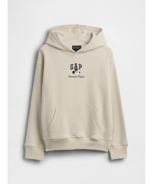 GapKids × ディズニー ミッキーマウス リラックスフィット GAPロゴパーカー