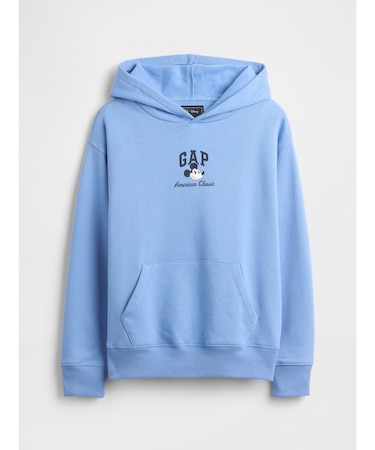 GapKids × ディズニー ミッキーマウス リラックスフィット GAPロゴパーカー