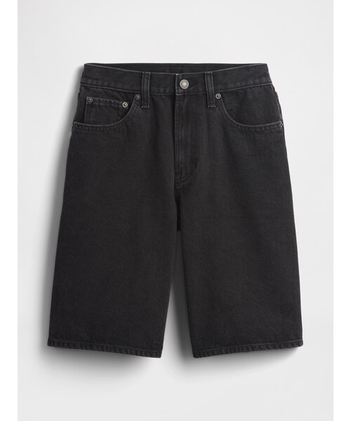 11インチ ミッドライズ ロングライン デニムショートパンツ｜ギャップ