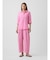 ミッドライズ プルオン バレル ガーゼパンツ