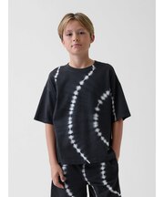 ヘビーウェイト オーバーサイズ タイダイ Tシャツ (キッズ)