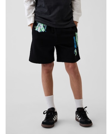 GapKids マインクラフト リラックスフィット プルオン ショートパンツ