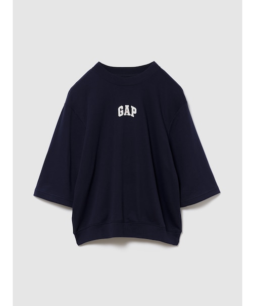 オーバーサイズ GAPロゴ フレンチテリーTシャツ
