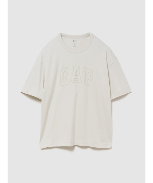 ヘビーウェイト GAPロゴ リラックスフィット クロップドTシャツ