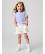 デニム ストライド プルオン ラッフルフリルショートパンツ (幼児・ベビー)