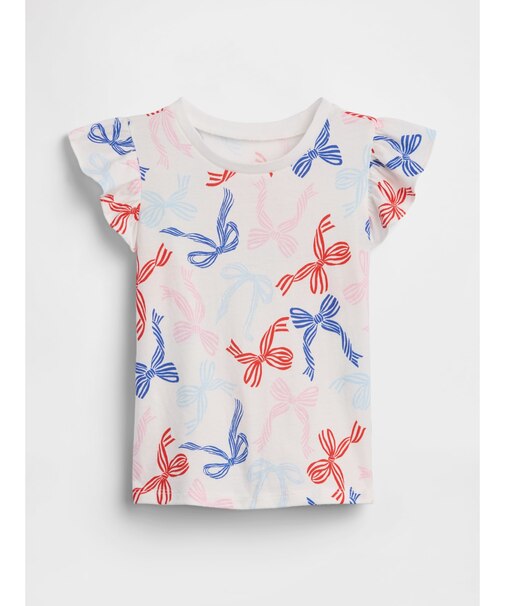 babyGap プリント フラッタースリーブTシャツ