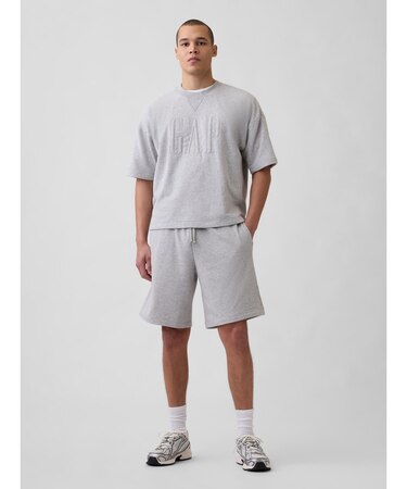 ヴィンテージソフト フレンチテリー リラックスフィット GAPロゴ スウェットショートパンツ