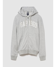 フレンチテリー リラックスフィット GAP1969ロゴ ジップアップパーカー