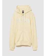 フレンチテリー リラックスフィット GAP1969ロゴ ジップアップパーカー