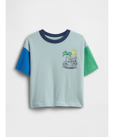 オーバーサイズ グラフィックTシャツ (幼児・ベビー)