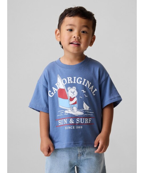オーバーサイズ グラフィックTシャツ (幼児・ベビー)