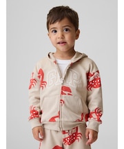 babyGap リラックスフィット GAPロゴ フレンチテリー ジップアップパーカー