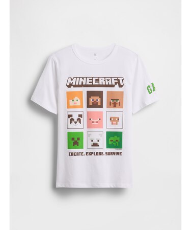 GapKids マインクラフト グラフィックTシャツ