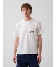 リラックスフィット ブラナンベア GAPロゴTシャツ
