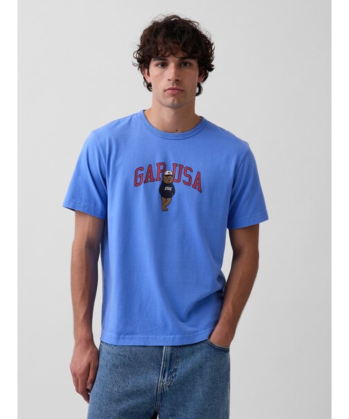 リラックスフィット ブラナンベア GAPロゴTシャツ