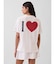 オーバーサイズ GAPハートロゴTシャツ