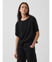 オーバーサイズ シアー シーム Tシャツ