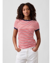 モダンリブ リンガーTシャツ