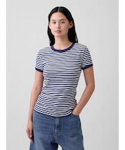 モダンリブ リンガーTシャツ