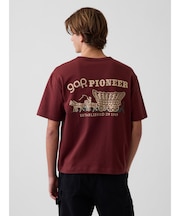 ヘビーウェイト GAP Pioneer グラフィックTシャツ