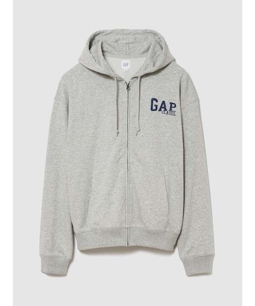 GAP CLASSICロゴ ジップアップパーカー