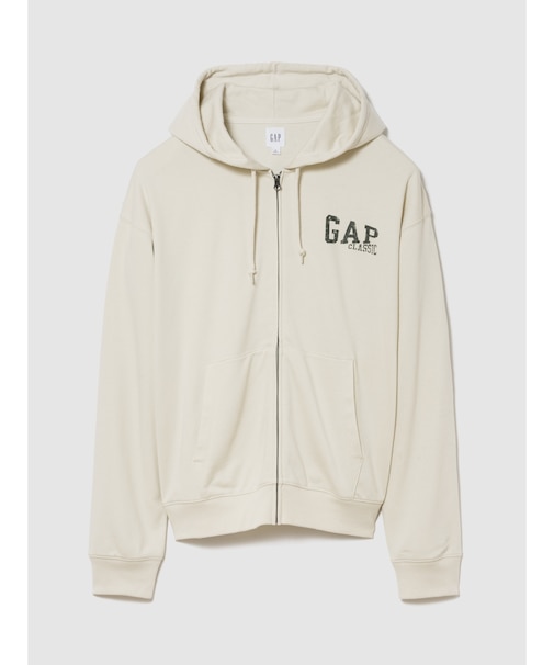GAP CLASSICロゴ ジップアップパーカー