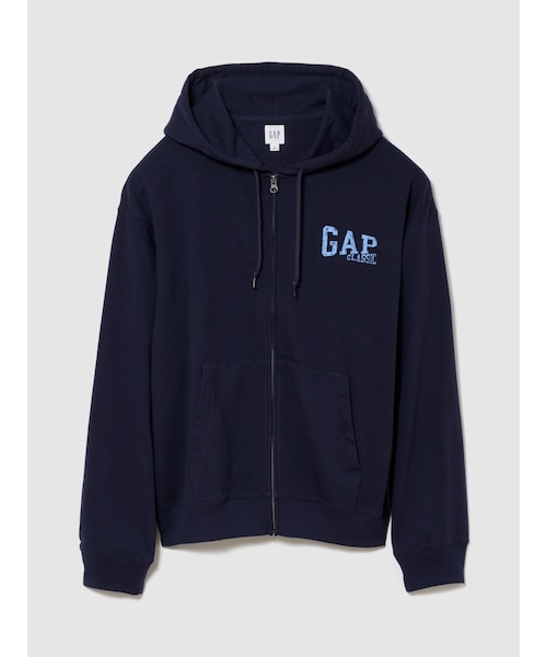 美品‼️GAP ネイビーロゴジップパーカー　希少　平成　イギリス国旗　完売品‼️ GAP CLASSICロゴ ジップアップパーカー｜ギャップの通販｜&mall