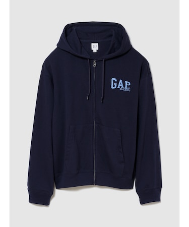 GAP CLASSICロゴ ジップアップパーカー