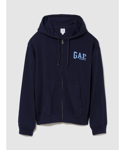 GAP CLASSICロゴ ジップアップパーカー